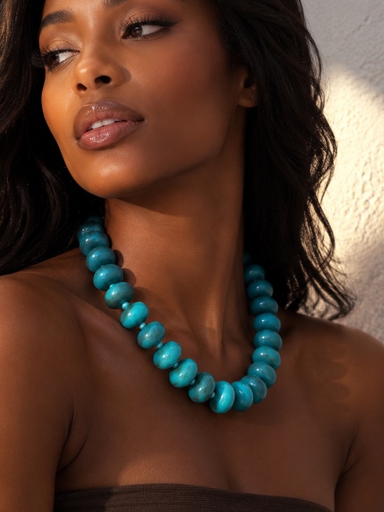 Anthropologie Jewelry - Chunky Beaded Statement Necklace - Women Jewelry